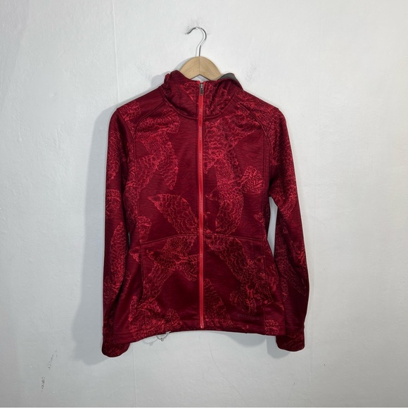 Patagonia Jackets & Blazers - Patagonia Slopestyle Peregrine Wax Red Bird Swallows Hoodie Jacket Size Medium